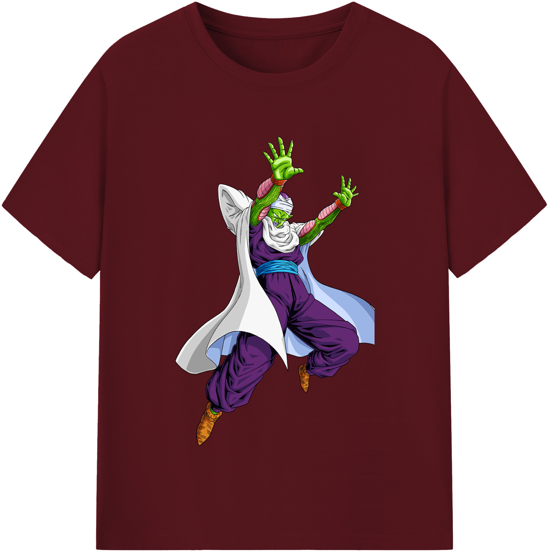 （画像用） ドラゴンボール ピッコロ DRAGON BALL Piccolo 綿100％半袖Tシャツ（フロントプリント）